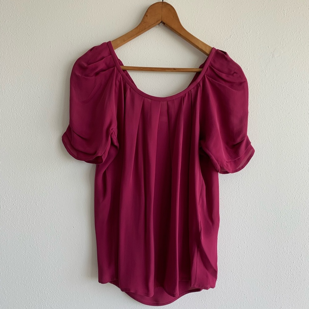 Joie romantic sleeve silk blouse XS